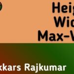 Height, Width and Max-width