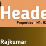 Header tags in HTML
