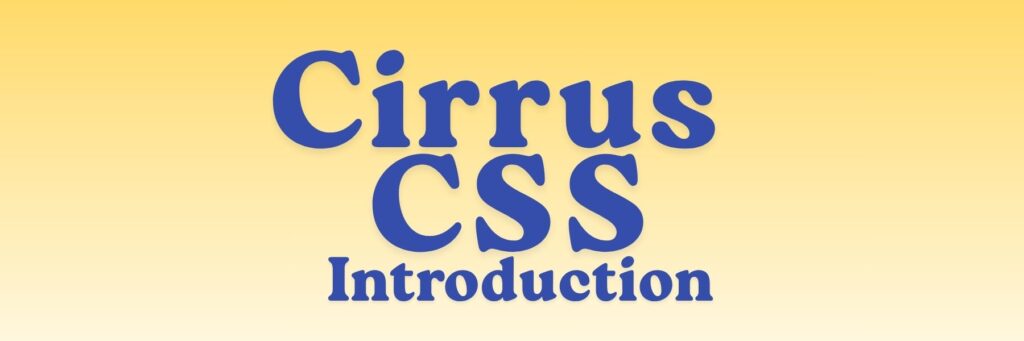 Cirrus Introduction