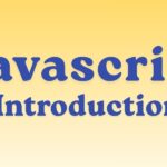 Javascript Introduction